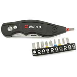 Cutter Taglierino Cacciavite Multiuso con Inserti Set 071566 516 Wurth precio
