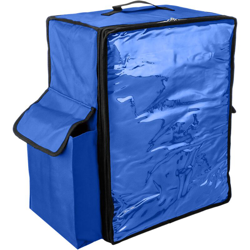 Zaino isotermico 39 x 50 x 25 cm blu per la consegna di ordini alimentari da moto e bicicletta - Primematik precio