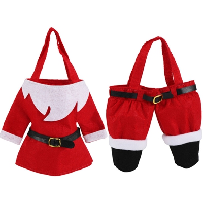 Happyshopping - Babbo Natale vestiti caramelle borsa natalizia elfo vestiti giacca + pantaloni 223,vecchio uomo - vecchio uomo