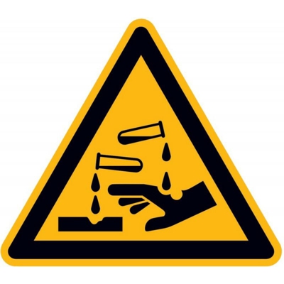 Segnali Di Avvertimento Alu 200 Millimetri Corrosivo