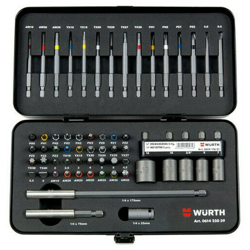 Inserti Avvitatore 1/4 con Bussole Magnetiche Kit 59pz 061425059 wurth características