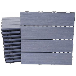 Piastrelle Pavimentazione Da Esterno Hwc-e21 Wpc 1mq 11 Pezzi 30x30cm en oferta