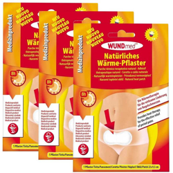 Bakaji - 3 x Wundmed Patch Cerotto a Caldo Terapeutico Per Dolore Mestruale precio