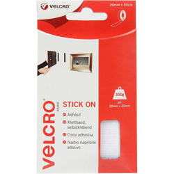 VEL-EC60224 Nastro a strappo da incollare Lato morbido e lato rigido (L x L) 500 mm x 20 mm Bianco 0.5 m - Velcro ® en oferta