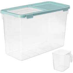 Scatola portaoggetti Barile di riso 10kg Plastica 42x26x19cm VERDE en oferta