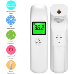 Termometro frontale a infrarossi Termometro clinico senza contatto Termometro LCD portatile (libri senza batteria) en oferta