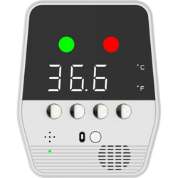 Happyshopping - Termometro a infrarossi del tester della temperatura corporea della trasmissione vocale intelligente senza contatto precio