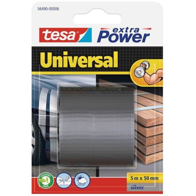 Nastro universale 'extra power' grigio 5mt 50mm impermeabile - Tesa