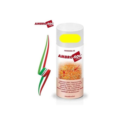 VERNICE TRACCIANTE MARKER SPRAY 90° 400ml X LEGNO MURI PAVIMENTI "AMBRO-SOL"