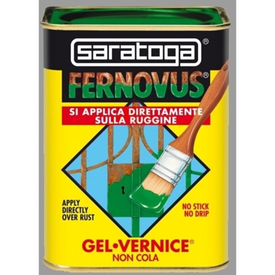 Vernice Antiruggine in Gel Fernovus, Satinato Saratoga 750ml - Grigio Scuro Satinato