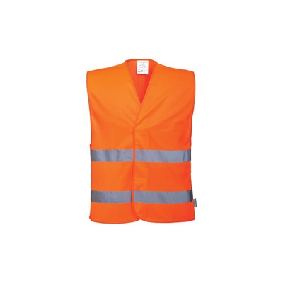 Portwest - Gilet ad alta visibilità con due bande | Orange - XX3X - NEUTRO (SENZA PERSONALIZZAZIONE) - Orange