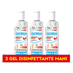 3 Gel DISINFETTANTE Mani Cute Battericida Virucida 80% Alcool características