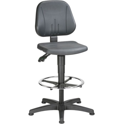 Bimos - Una Sedia Di Lavoro Unitec 3 Skid E Poggiapiedi In Schiuma Integrale 9.651-2.000