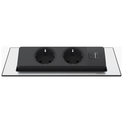 Evo Line Evoline Prese A Scomparsa Da Incasso Back Flip Presa Da Tavolo Sopr características