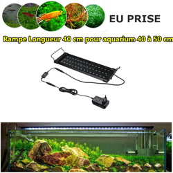 Acquario Luce Multicolore Spettro completo Serbatoio di pesci d'acqua dolce Lampada a barra per piante Illuminazione marina Serbatoio per pesci precio