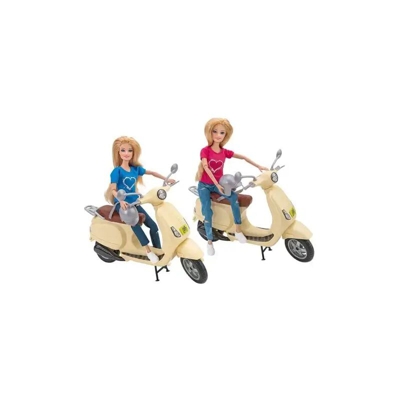 Lgvshopping - Bambola Fashion doll con Scooter 2 Modelli Giocattolo Bambine Mondo di Olly