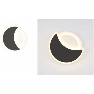 Driwei - Applique LED da parete luce calda moderno mezza luna lampada a muro BD-021