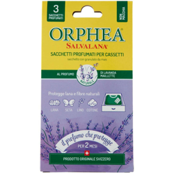 Orphea - Sacchetti profumati antitarle per Cassetti e Armadi 3 sacchetti | Lavanda en oferta