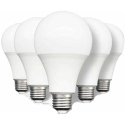 B&s - 5Pz Lampadine led 15W E27 A65 bulbo latteo luce fredda illuminazione SOLAR precio