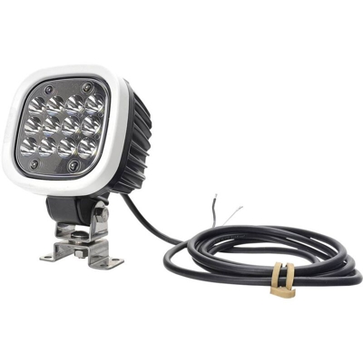 WAS Faro da lavoro 12 V, 24 V W130 7000 Spot 1208 Illuminazione di vasta portata (L x A x P) 110 x 159 x 86 mm 7000 lm