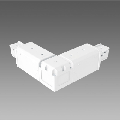 Disano Illuminazione Acc6116 132821 Giunto 6116 L Destro Per Canale Elesystem 6100-6101-6102 Bianco