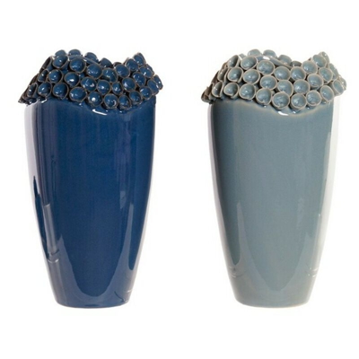 Vaso Gres Mediterraneo (2 pcs) (19 x 19 x 33 cm) - Dekodonia