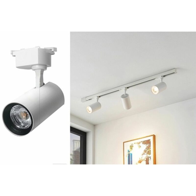 Faretto da binario orientabile ruotabile faro led cob da soffitto 50W moderno