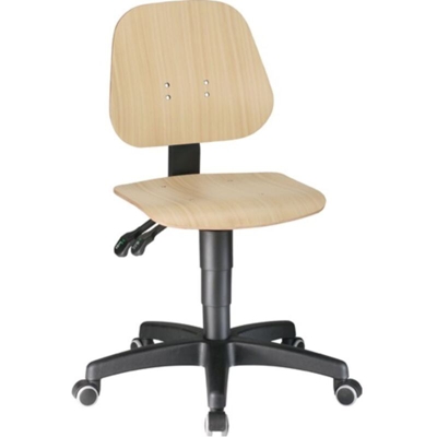 Sedia Di Lavoro Unitec 2 Con Ruote - Legno 9653-3000