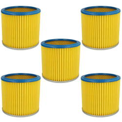 vhbw 5x filtro rotondo / filtro lamellare per aspirapolvere multiuso Aqua Vac AZ 9171175, 91171175, AZ 91951-10 características