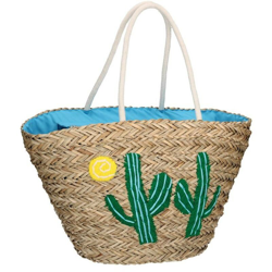 Borsa paglia con cactus precio