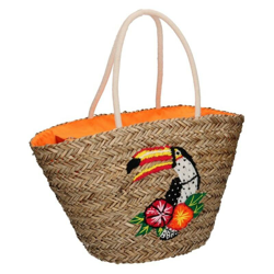 Borsa paglia con tucano características