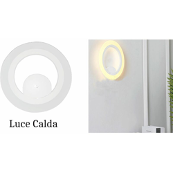 Driwei - Applique LED interno rotondo lampada da parete bianco moderno luce calda BD-018 en oferta