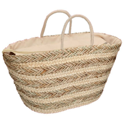 Borsa paglia naturale con manici características