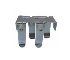 STAFFA ZOCCOLI MOBILI ZINCATA mm 55 Pz.4 GEMAC