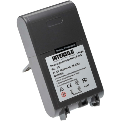 INTENSILO batteria compatibile con Dyson SV10, V8, V8 Absolute aspirapolvere home cleaner (4000mAh, 21,6V, Li-Ion)