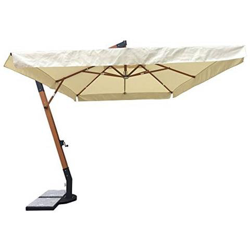 Ombrellone Decentrato Maxima Alu - Legno en oferta