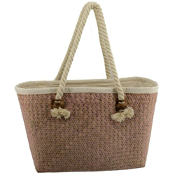 Borsa paglia africa rosa sfumato precio