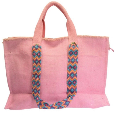 Borsa juta rosa