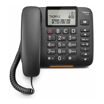 Sirio Telefono analogico Nero Identificatore di chiamata - TIM