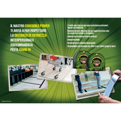 -senza Marca/generico- - 8 PZ Di PATTEX NASTRO CROCODILE NERO 30 METRI en oferta