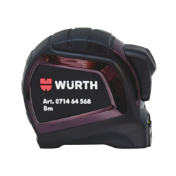 Flessometro tascabile lunghezza 8 mt con larghezza nastro 25 mm 071464568 wurth precio