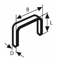 Bosch - Graffette filo fine tp 53 11,4x0,74x6 precio