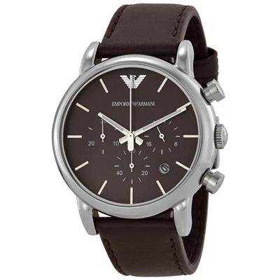 Ar1734 Orologio Da Polso Uomo Quarzo Pelle Cronografo