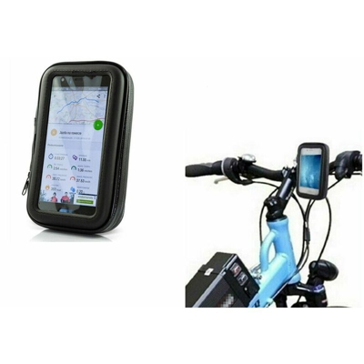 Driwei - Supporto porta cellulare bicicletta moto custodia impermeabile smartphone 6.3'