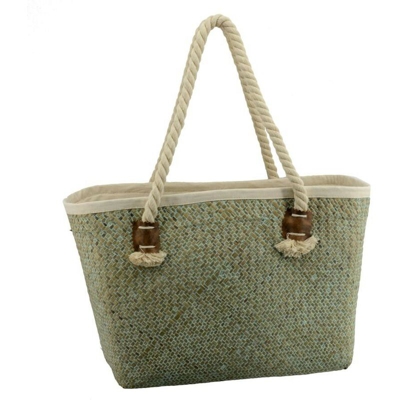 Borsa paglia africa verde sfumato