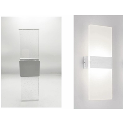 Lampada led da parete applique vetro interno 12w luce fredda moderno BD-025 características