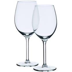 Set di Calici per 6 persone Vignoble 12 calici composto da 6 calici vino rosso capacita' 50 ml e 6 calici vino bianco capacita' 38 ml Vetro características