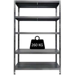 Grima - SCAFFALE IN METALLO MACISTE 120 X 40 X 195 H 5 PIANI KG 260 SENZA BULLONI características