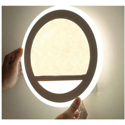 Applique LED interno lampada parete bianco moderno doppia luce naturale BD-024 en oferta