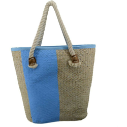 Borsa paglia africa azzurro características
